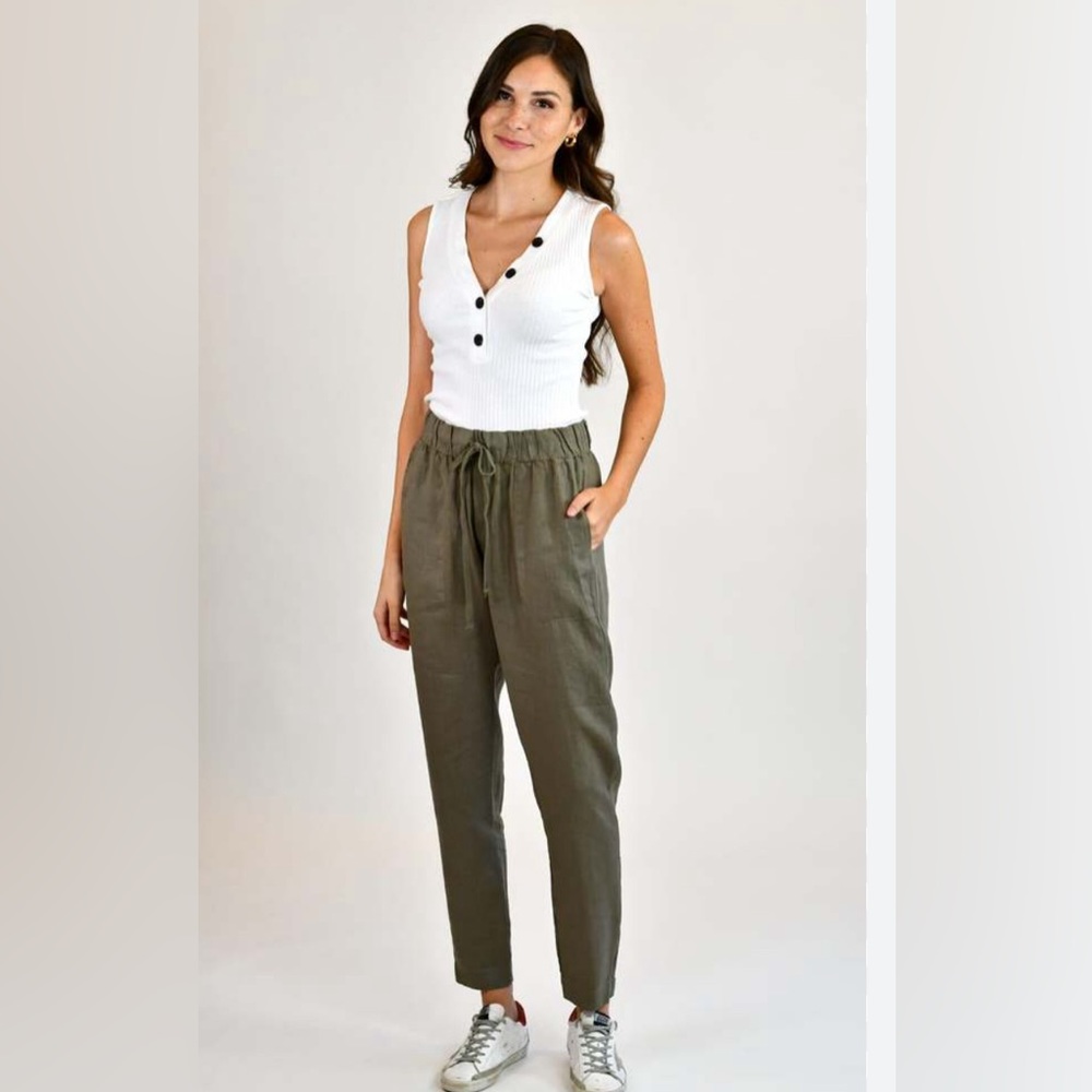 Enza Costa Easy Linen Pants 0